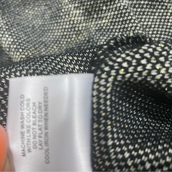 NWT ModCloth Plaid Swing Dress size 1X black gold short sleeve retro - Picture 10 of 10